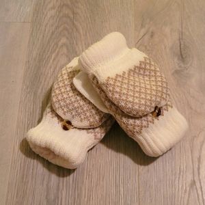 NEW Sonoma Women's Fingerless mittens with button backs